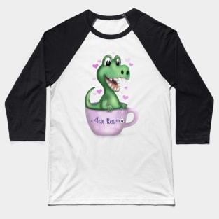 Tea Rex Baseball T-Shirt